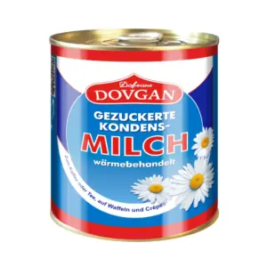 DOVGAN: Leche condensada "Sgushenka" confitada, 8% de grasa