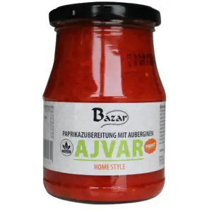 Bazar: "Ajvar" Sabroso (con berenjenas y pimientos)
