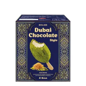 Boujee: Dubai Chocolate Ice Cream en palito, pack de 4