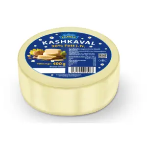 DOVGAN Family: Queso Kashkaval 30 % de grasa en extracto seco
